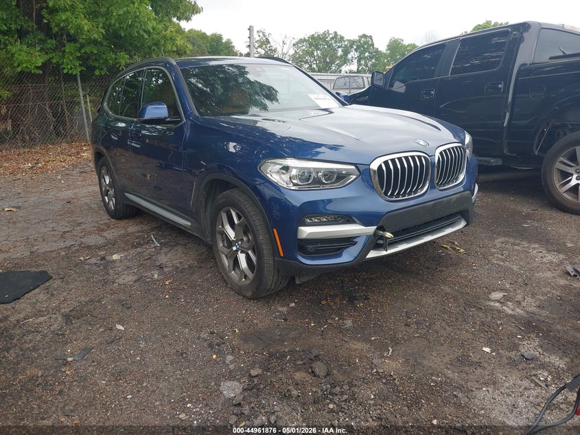 2020 BMW X3 VIN 5UXTY5C07L9D67669 IAAI salvage auction — REAR END, Wait Title, sold $9,350 on 2026-07-08 (photo 1)