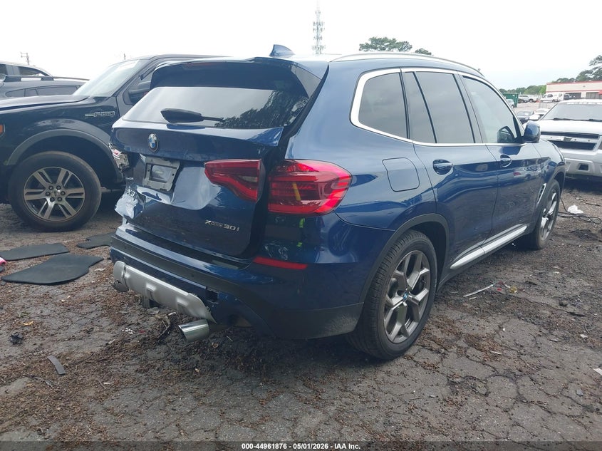2020 BMW X3 VIN 5UXTY5C07L9D67669 IAAI salvage auction — REAR END, Wait Title, sold $9,350 on 2026-07-08 (photo 4)