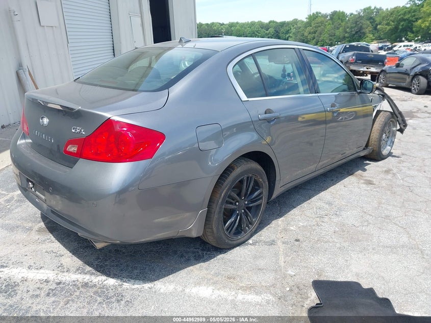 2010 Infiniti G VIN JN1CV6AR4AM454537 IAAI salvage auction — FRONT END, Salvage (Georgia), sold $1,000 on 2026-07-15 (photo 4)