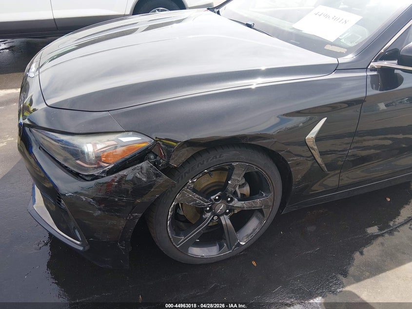 2019 Genesis G70 VIN KMTG44LA7KU034657 IAAI salvage auction — LEFT FRONT, Mv-907A (New York), sold $4,275 on 2026-07-29 (photo 6)