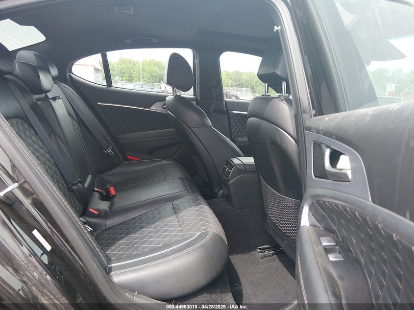 2019 Genesis G70 VIN KMTG44LA7KU034657 IAAI salvage auction — LEFT FRONT, Mv-907A (New York), sold $4,275 on 2026-07-29 (photo 8)