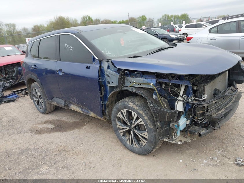 2021 Nissan Rogue VIN JN8AT3BB7MW220447 IAAI salvage auction — FRONT END, Salvage Title, sold $6,700 on 2026-07-16 (photo 1)