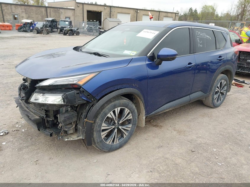 2021 Nissan Rogue VIN JN8AT3BB7MW220447 IAAI salvage auction — FRONT END, Salvage Title, sold $6,700 on 2026-07-16 (photo 2)