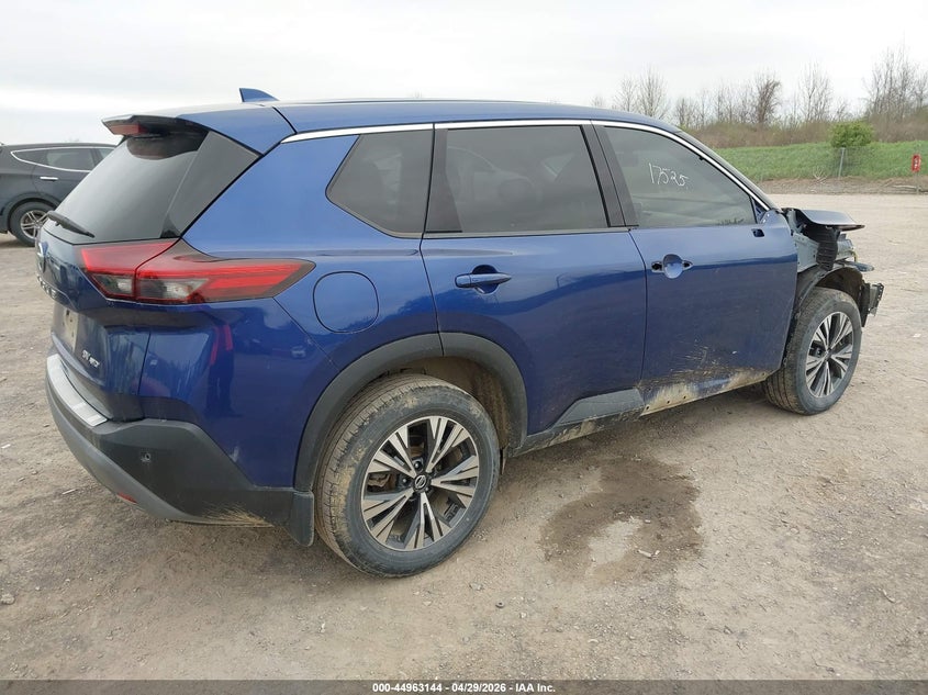 2021 Nissan Rogue VIN JN8AT3BB7MW220447 IAAI salvage auction — FRONT END, Salvage Title, sold $6,700 on 2026-07-16 (photo 4)