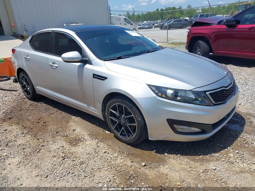 2013 Kia Optima VIN 5XXGN4A76DG138455 IAAI salvage auction — SIDE, Salvage Title, sold $1,300 on 2026-07-17 (photo 1)