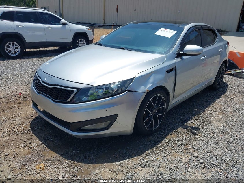 2013 Kia Optima VIN 5XXGN4A76DG138455 IAAI salvage auction — SIDE, Salvage Title, sold $1,300 on 2026-07-17 (photo 2)