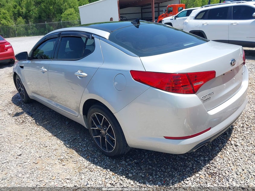 2013 Kia Optima VIN 5XXGN4A76DG138455 IAAI salvage auction — SIDE, Salvage Title, sold $1,300 on 2026-07-17 (photo 3)