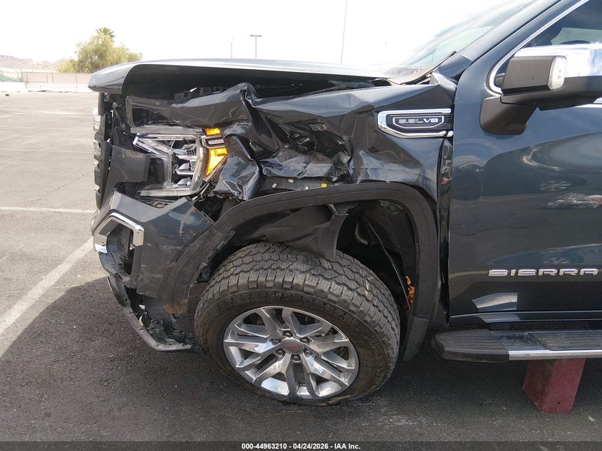 2021 Gmc SIERRA VIN 3GTU9DED8MG151454 IAAI salvage auction — LEFT FRONT, Salvage (Nevada), sold $15,750 on 2026-07-31 (photo 6)