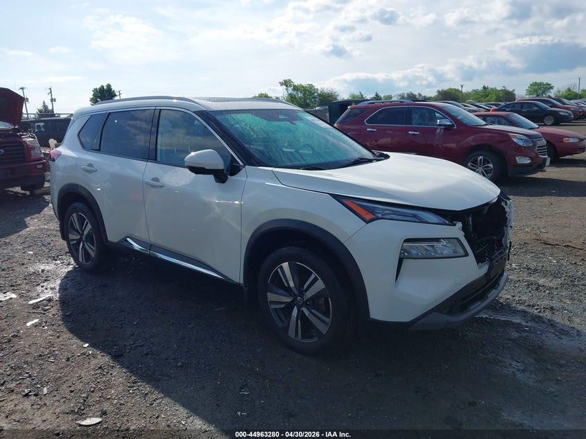 2021 Nissan Rogue VIN JN8AT3CB4MW200798 IAAI salvage auction — FRONT END, Salvage (Virginia), sold $4,050 on 2026-07-09 (photo 1)