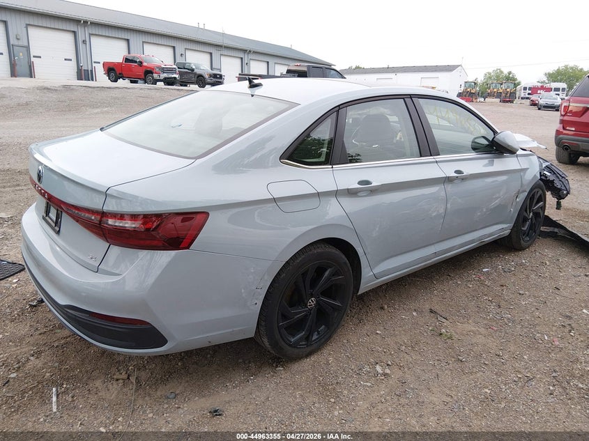 2025 Volkswagen Jetta VIN 3VW7X7BU5SM028117 IAAI salvage auction — FRONT END, Salvage Title, sold $5,300 on 2026-07-23 (photo 4)