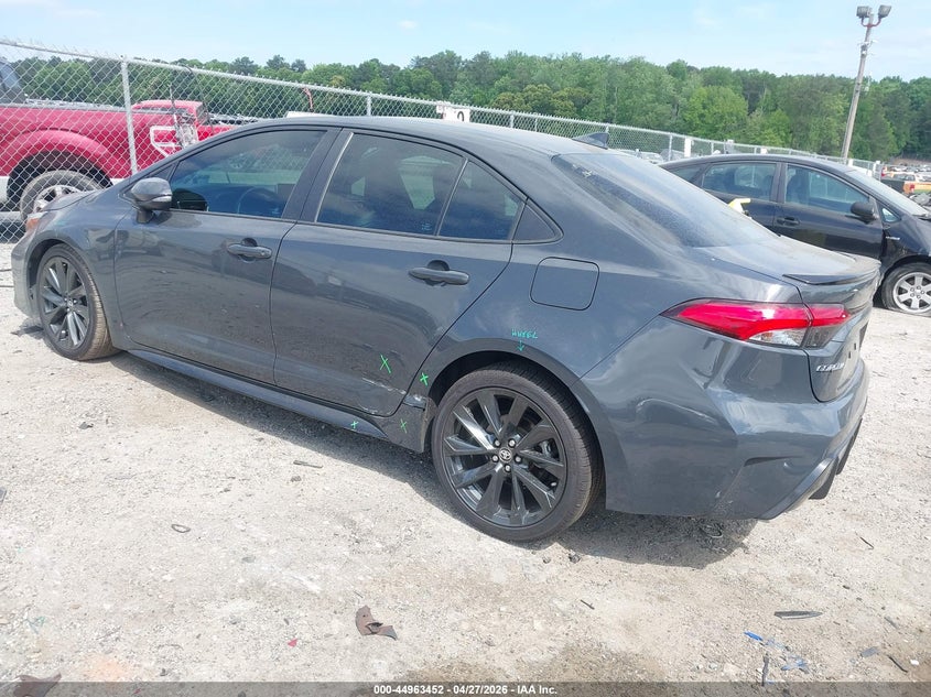 2023 Toyota Corolla VIN 5YFT4MCE6PP156768 IAAI salvage auction — FRONT & REAR, Salvage (Georgia), sold $6,200 on 2026-07-29 (photo 3)