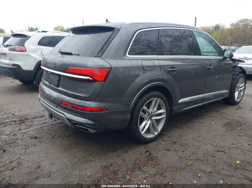 2025 Audi Q7 VIN WA1LVBF74SD029750 IAAI salvage auction — FRONT END, Salvage (Rhode Island), sold $21,000 on 2026-07-30 (photo 4)