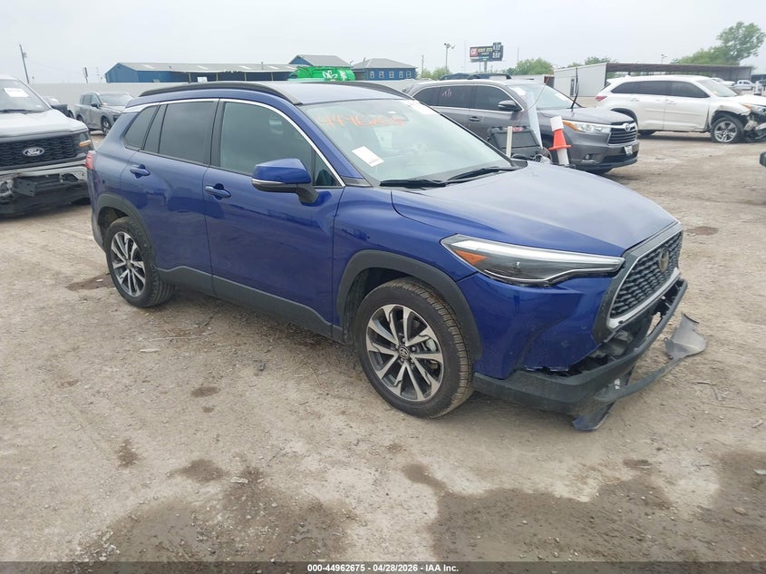 2023 Toyota Corolla cross VIN 7MUEAAAG7PV056325 IAAI salvage auction — REAR END, Salvage (Texas), sold $6,800 on 2026-07-29 (photo 1)