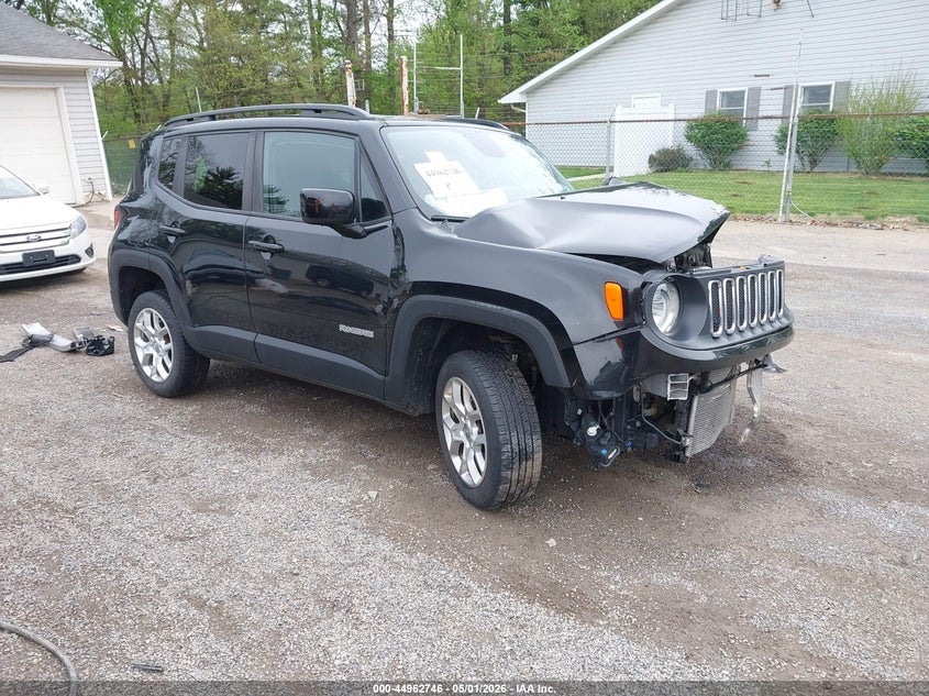 2018 Jeep Renegade VIN ZACCJBBB4JPG77245 IAAI salvage auction — SIDE, Salvage (Ohio), sold $575 on 2026-08-17 (photo 1)