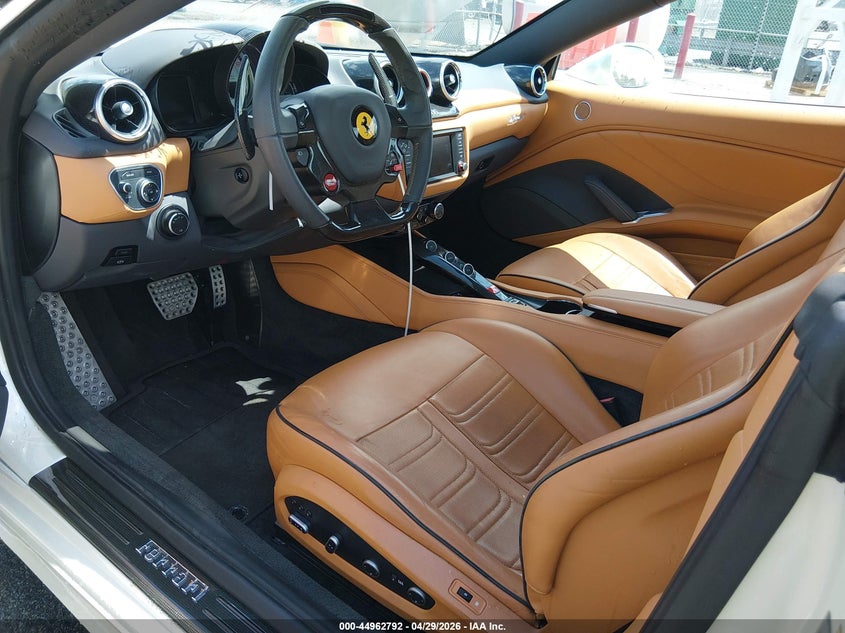 2016 Ferrari California T VIN ZFF77XJA2G0214672 IAAI salvage auction — Water/Flood, Salvage (North Carolina), sold $43,500 on 2026-05-04 (photo 5)
