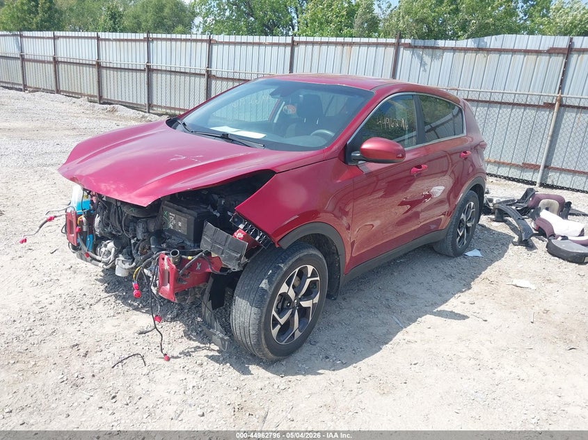 2020 Kia Sportage VIN KNDPM3AC4L7757198 IAAI salvage auction — FRONT END, Salvage (Ohio), sold $2,900 on 2026-07-08 (photo 2)