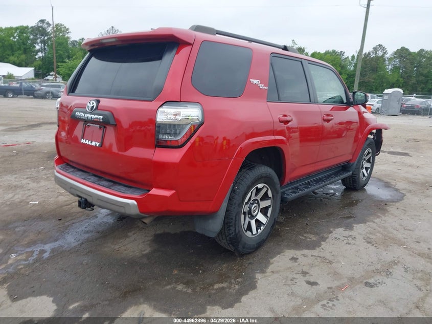 2021 Toyota 4runner VIN JTEPU5JR9M5930285 IAAI salvage auction — FRONT END, Salvage Title, sold $12,200 on 2026-07-10 (photo 4)