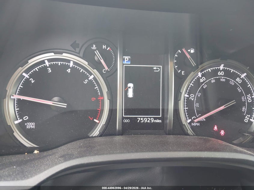 2021 Toyota 4runner VIN JTEPU5JR9M5930285 IAAI salvage auction — FRONT END, Salvage Title, sold $12,200 on 2026-07-10 (photo 7)