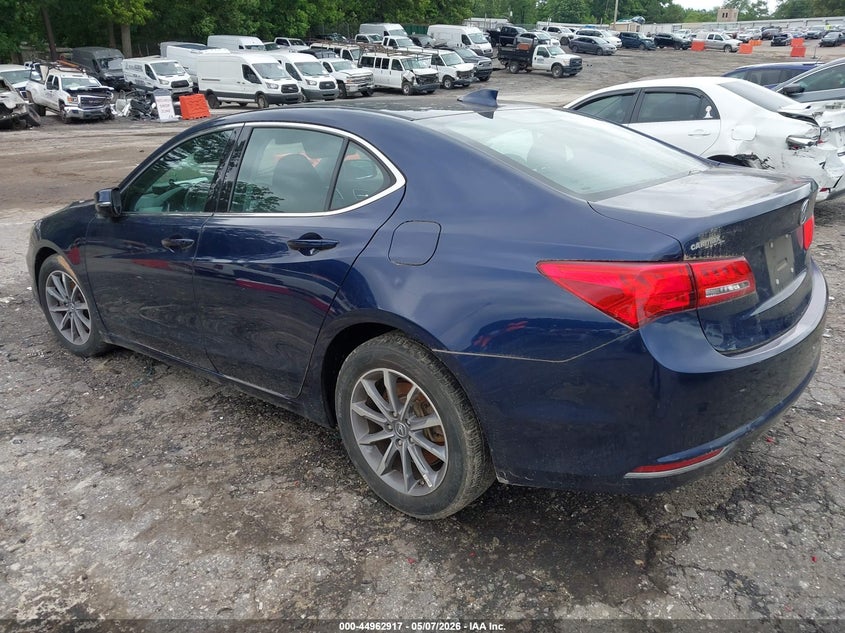 2018 Acura Tlx VIN 19UUB1F34JA009929 IAAI salvage auction — FRONT END, Clear (Georgia), sold $5,100 on 2026-07-31 (photo 3)