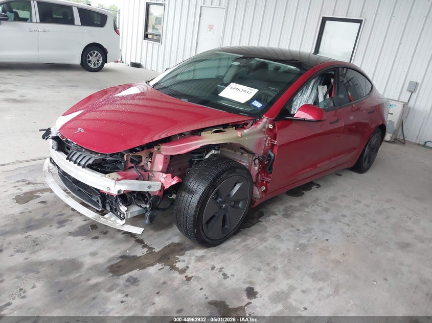 2021 Tesla Model 3 VIN 5YJ3E1EA8MF922724 IAAI salvage auction — FRONT END, Original (Texas), sold $6,800 on 2026-07-16 (photo 2)