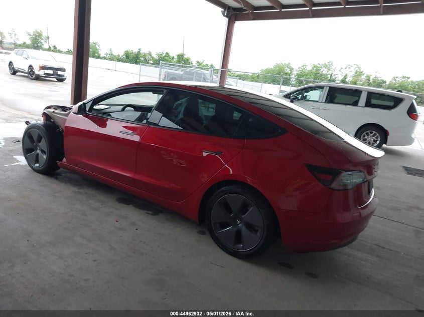 2021 Tesla Model 3 VIN 5YJ3E1EA8MF922724 IAAI salvage auction — FRONT END, Original (Texas), sold $6,800 on 2026-07-16 (photo 3)