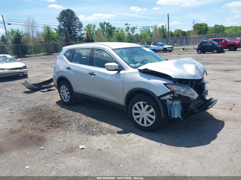 2016 Nissan Rogue VIN KNMAT2MV3GP632957 IAAI salvage auction — FRONT END, Salvage Title, sold $550 on 2026-07-14 (photo 1)