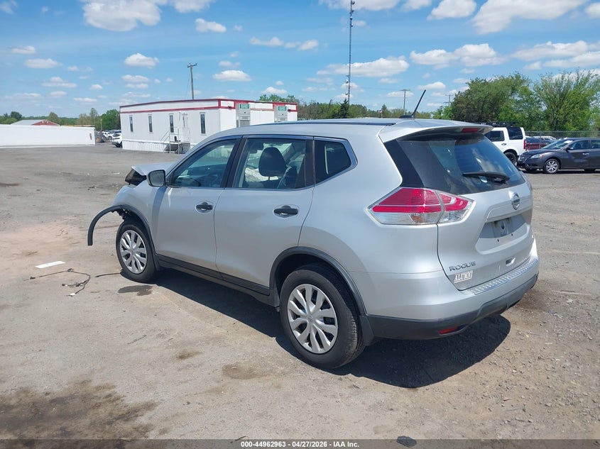 2016 Nissan Rogue VIN KNMAT2MV3GP632957 IAAI salvage auction — FRONT END, Salvage Title, sold $550 on 2026-07-14 (photo 3)