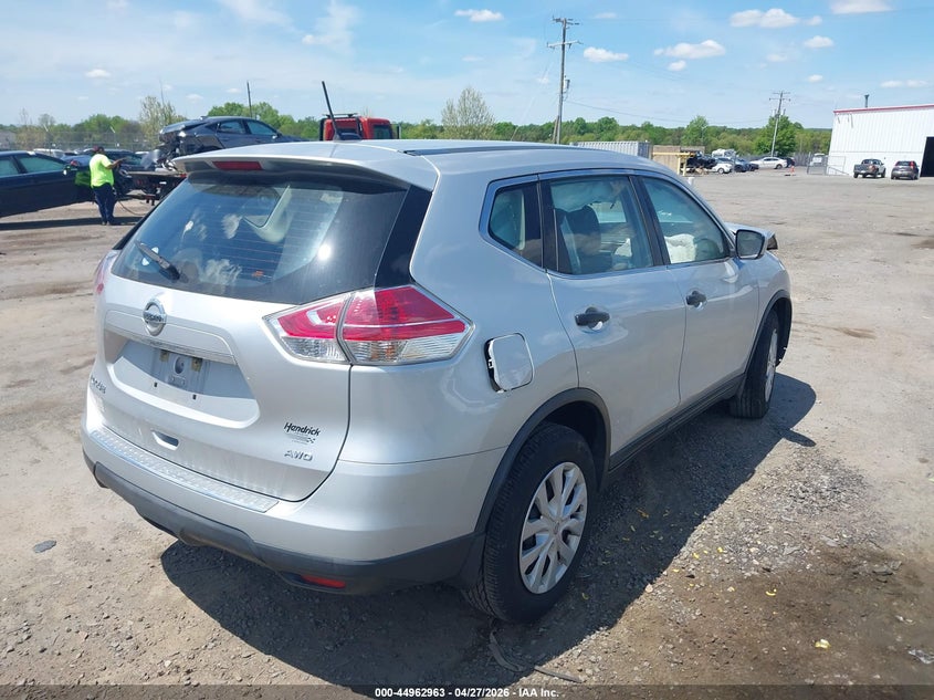 2016 Nissan Rogue VIN KNMAT2MV3GP632957 IAAI salvage auction — FRONT END, Salvage Title, sold $550 on 2026-07-14 (photo 4)