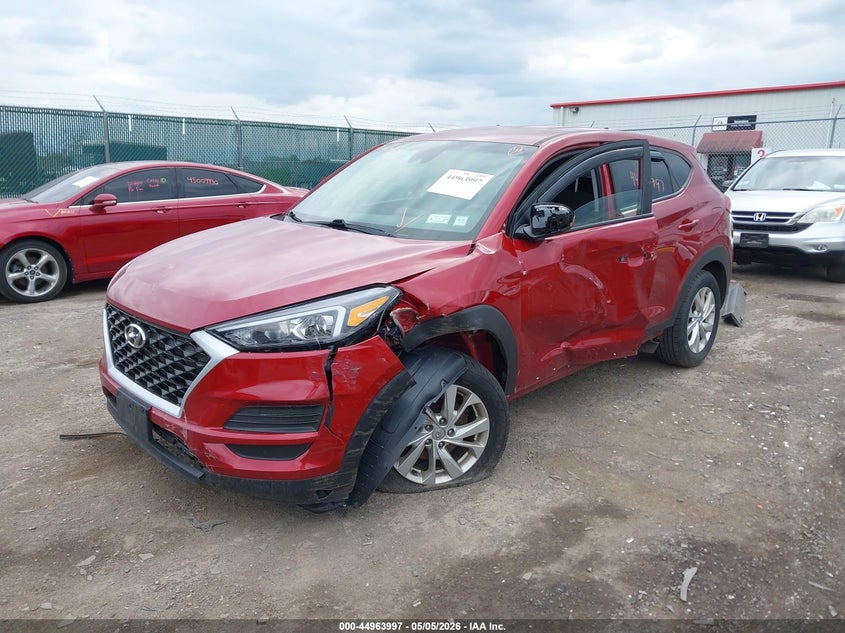 2021 Hyundai Tucson VIN KM8J2CA4XMU330935 IAAI salvage auction — THEFT, Mv-907A (New York), sold $2,850 on 2026-07-07 (photo 2)