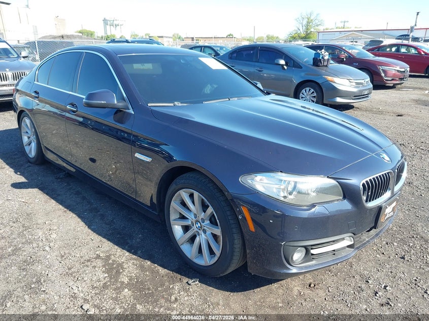 2015 BMW 5er VIN WBA5B3C50FD544215 IAAI salvage auction — FRONT END, Salvage (New Jersey), sold $2,300 on 2026-07-06 (photo 1)