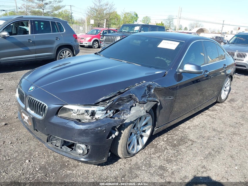 2015 BMW 5er VIN WBA5B3C50FD544215 IAAI salvage auction — FRONT END, Salvage (New Jersey), sold $2,300 on 2026-07-06 (photo 2)