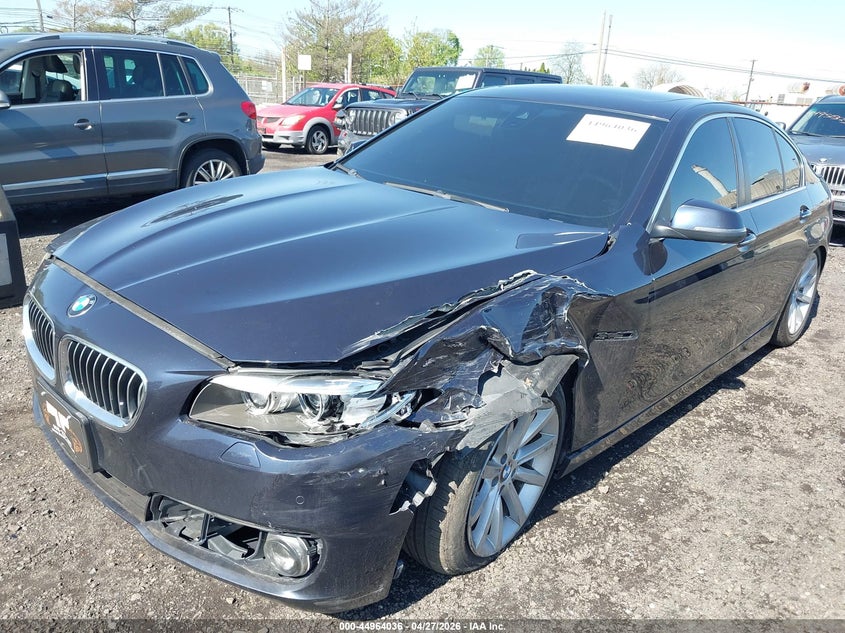 2015 BMW 5er VIN WBA5B3C50FD544215 IAAI salvage auction — FRONT END, Salvage (New Jersey), sold $2,300 on 2026-07-06 (photo 6)