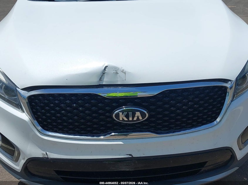 2016 Kia Sorento VIN 5XYPHDA51GG004264 IAAI salvage auction — FRONT END, Salvage (Mississippi), sold $3,150 on 2026-07-09 (photo 6)