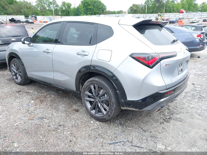2025 Acura Adx VIN 3HDSA1H55SM702034 IAAI salvage auction — RIGHT SIDE, Salvage (Georgia), sold $12,850 on 2026-09-02 (photo 3)