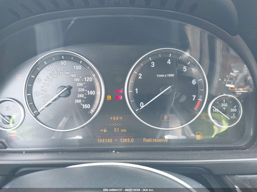 2011 BMW 5er VIN WBAFR7C50BC603786 IAAI salvage auction — LEFT SIDE, Junk (California), sold $475 on 2026-08-04 (photo 7)