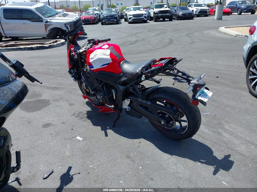 2025 Honda Cbr VIN MLHRH1552S5100971 IAAI salvage auction — FRONT END, Salvage Certificate (California), sold $1,100 on 2026-07-24 (photo 3)