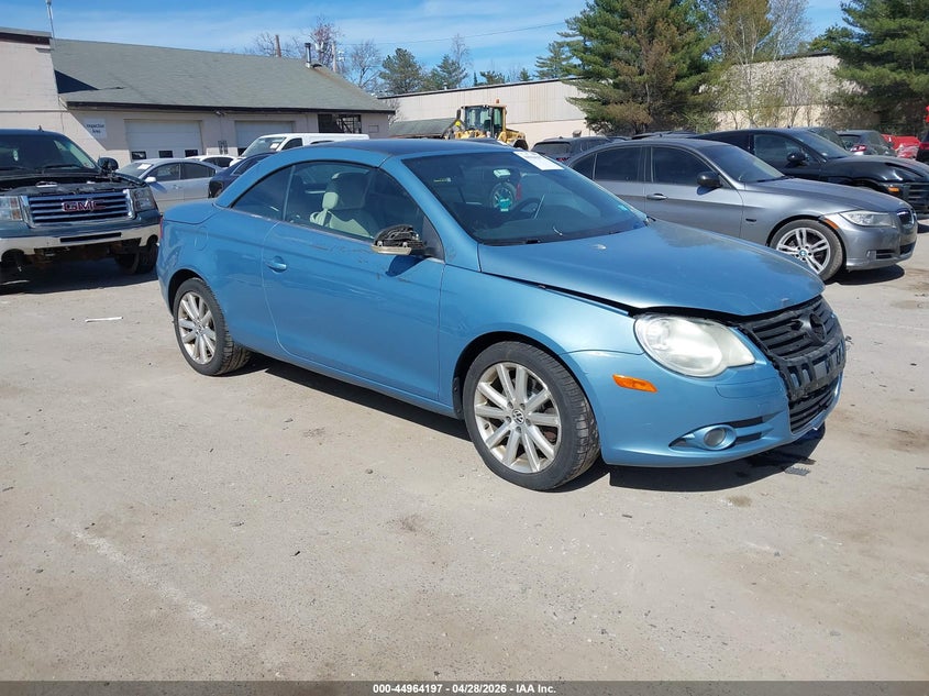 2008 Volkswagen Eos VIN WVWBA71FX8V049481 IAAI salvage auction — FRONT END, Salvage (New Hampshire), sold $300 on 2026-07-15 (photo 1)