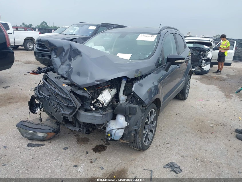 2020 Ford Ecosport VIN MAJ6S3JL9LC347205 IAAI salvage auction — FRONT END, Salvage (Texas), sold $450 on 2026-07-14 (photo 2)