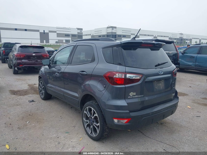 2020 Ford Ecosport VIN MAJ6S3JL9LC347205 IAAI salvage auction — FRONT END, Salvage (Texas), sold $450 on 2026-07-14 (photo 3)