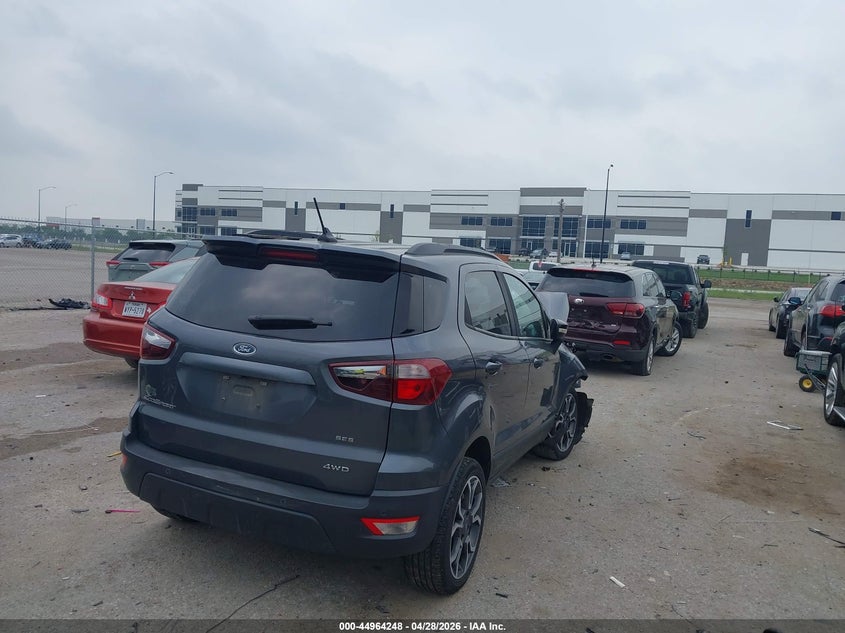 2020 Ford Ecosport VIN MAJ6S3JL9LC347205 IAAI salvage auction — FRONT END, Salvage (Texas), sold $450 on 2026-07-14 (photo 4)