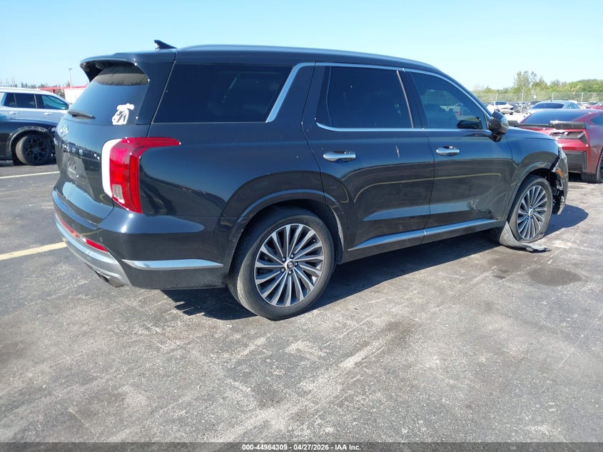 2024 Hyundai Palisade VIN KM8R74GE0RU677255 IAAI salvage auction — FRONT END, Rebuildable (Florida), sold $16,250 on 2026-07-16 (photo 4)