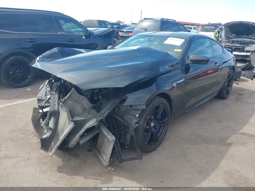 2014 BMW M6 VIN WBSLX9C54ED160511 IAAI salvage auction — RIGHT FRONT, Salvage Title, sold $3,200 on 2026-07-28 (photo 2)