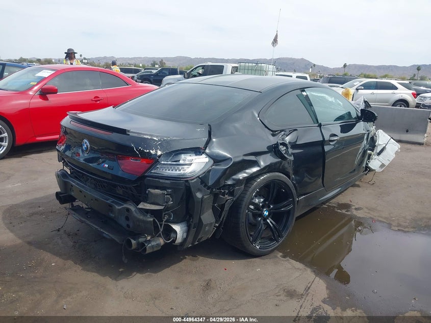 2014 BMW M6 VIN WBSLX9C54ED160511 IAAI salvage auction — RIGHT FRONT, Salvage Title, sold $3,200 on 2026-07-28 (photo 4)