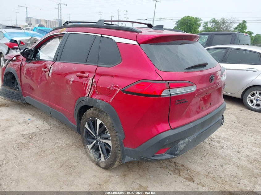 2025 Toyota Corolla cross VIN 7MUFBABG6SV088465 IAAI salvage auction — FRONT & REAR, Salvage Title, sold $6,450 on 2026-07-06 (photo 3)