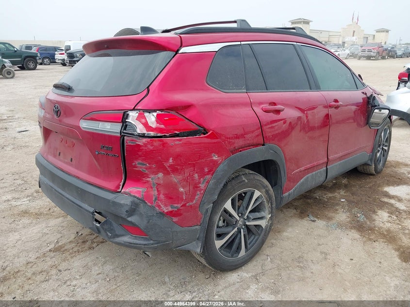 2025 Toyota Corolla cross VIN 7MUFBABG6SV088465 IAAI salvage auction — FRONT & REAR, Salvage Title, sold $6,450 on 2026-07-06 (photo 4)