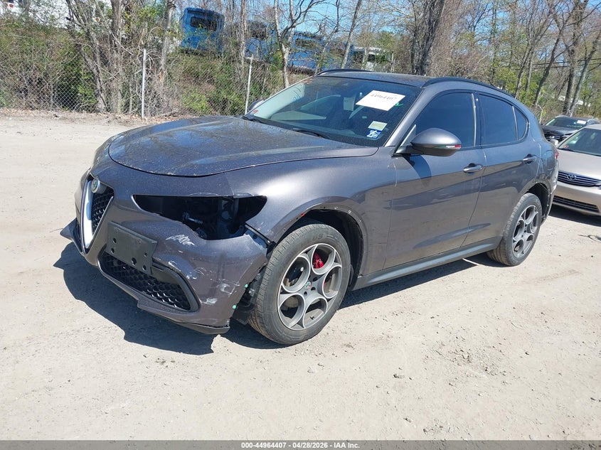2018 Alfa romeo Stelvio VIN ZASFAKPN8J7B80784 IAAI salvage auction — FRONT END, Salvage (Rhode Island), sold $4,450 on 2026-07-07 (photo 2)