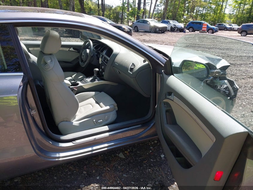 2014 Audi A5 VIN WAULFAFRXEA039605 IAAI salvage auction — FRONT END, Clear (Virginia), sold $850 on 2026-08-01 (photo 5)