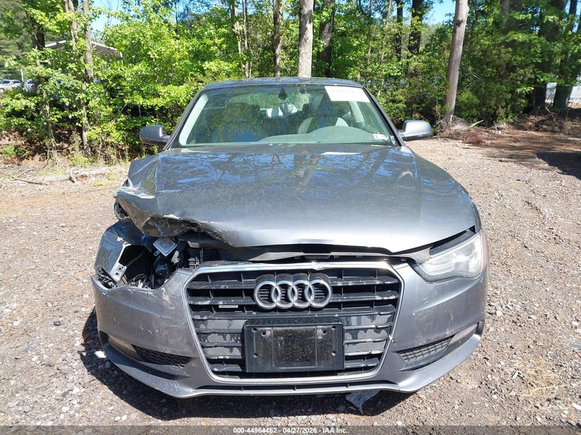 2014 Audi A5 VIN WAULFAFRXEA039605 IAAI salvage auction — FRONT END, Clear (Virginia), sold $850 on 2026-08-01 (photo 6)