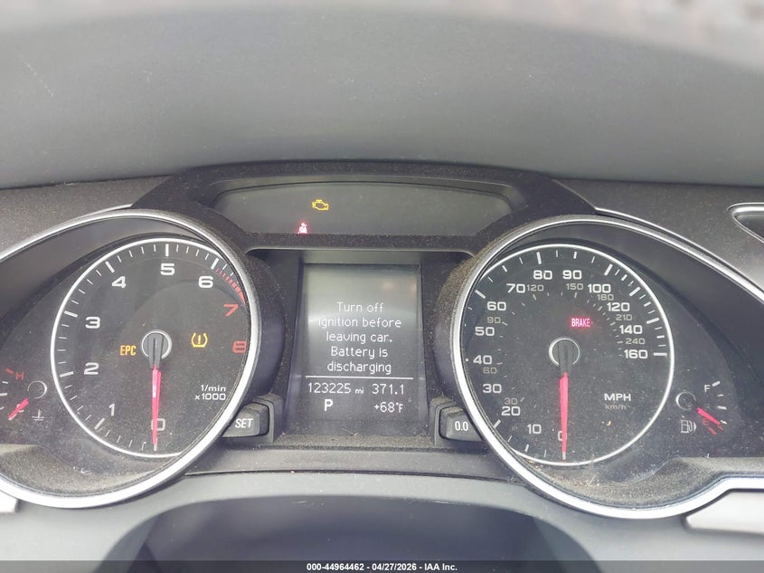 2014 Audi A5 VIN WAULFAFRXEA039605 IAAI salvage auction — FRONT END, Clear (Virginia), sold $850 on 2026-08-01 (photo 7)