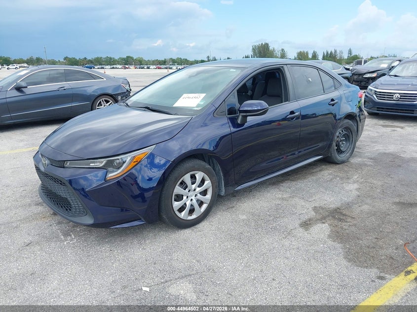 2022 Toyota Corolla VIN 5YFEPMAE8NP343820 IAAI salvage auction — RIGHT SIDE, Salvage Title, sold $3,550 on 2026-07-16 (photo 2)
